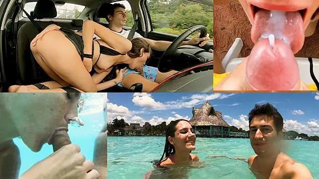 【MySweetApple】公路旅行狂吸吮!野外口爆闪光,骚情侣玩到飞起