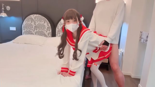 白丝女仆极品少女 紧握双马尾缰绳后入抽插小母狗嫩穴
