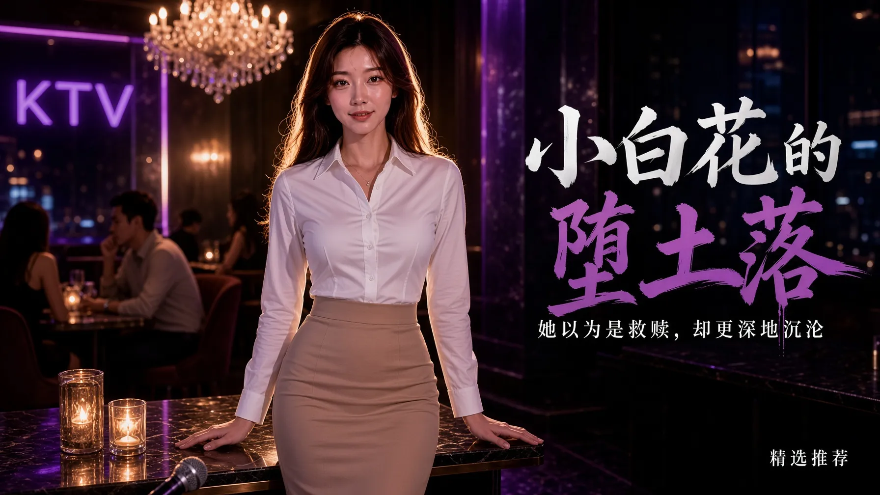 小白花的堕落 AI成人短剧 完整版01-07集 封面