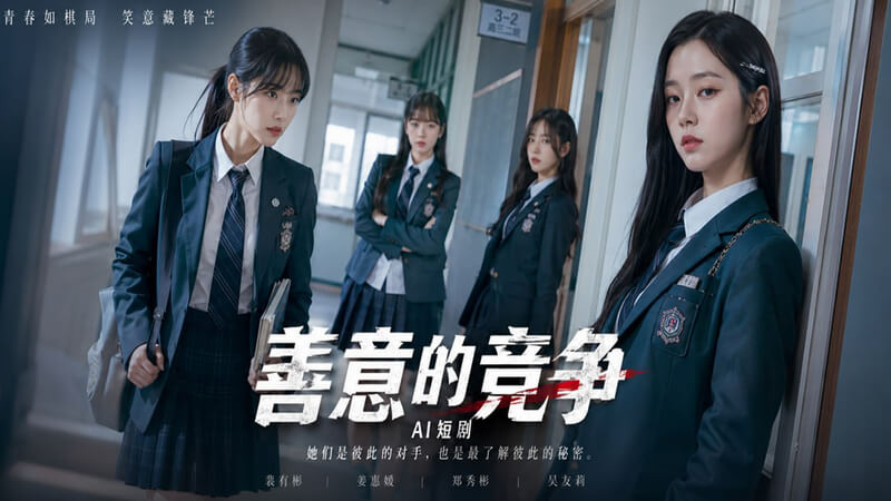 AI短剧 善意的竞争 李惠利 黑化掌控校园