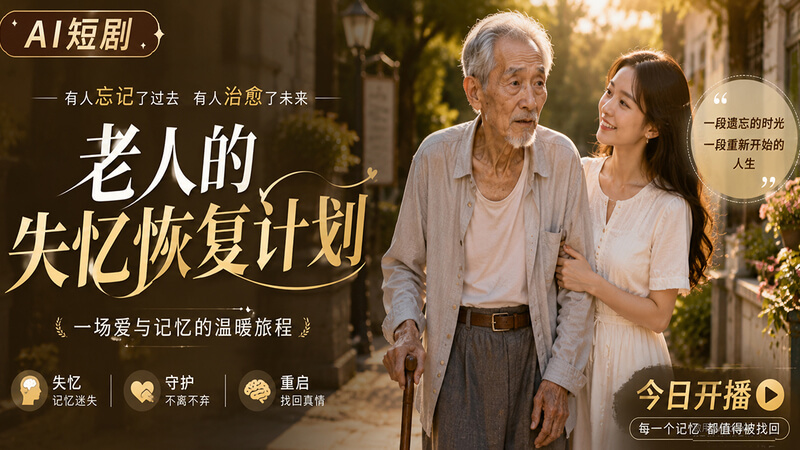 AI成人短剧 失忆老人的恢复计划