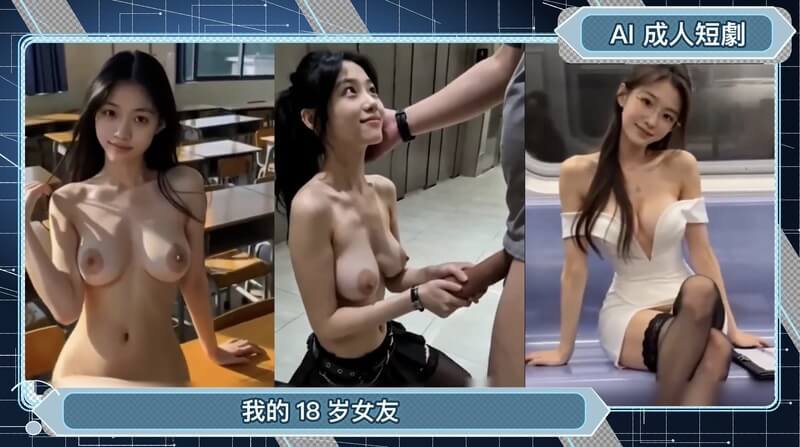 AI短剧 我的18岁女友