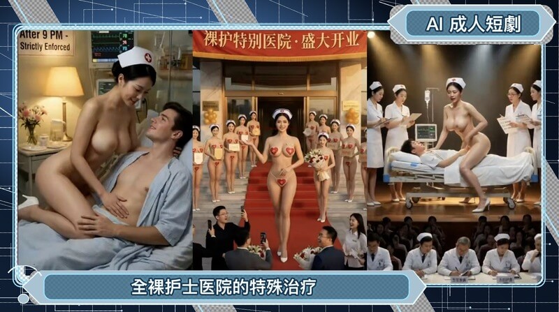 AI短剧 全裸护士医院的特殊治疗
