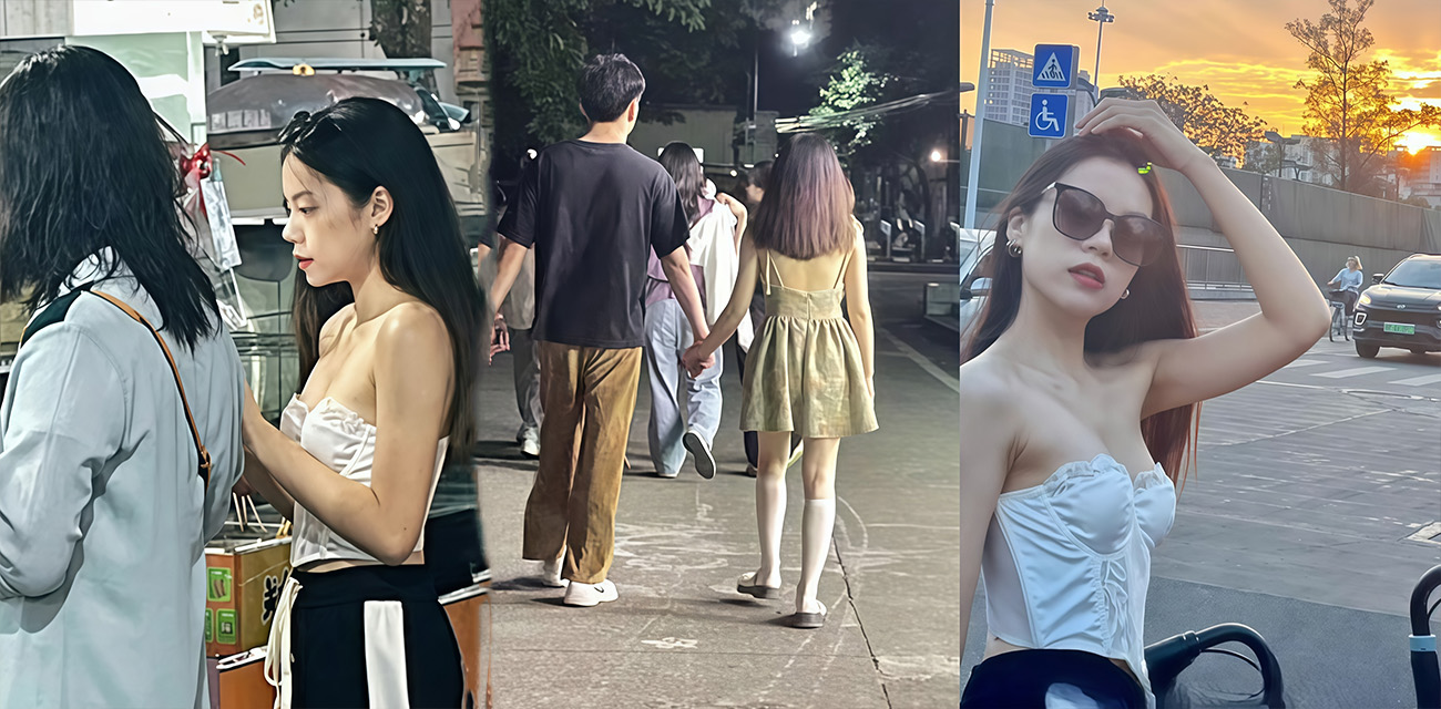 广西大学理学院女生有对象却到处约炮 和大四学长偷情开房 在酒店被操到满足