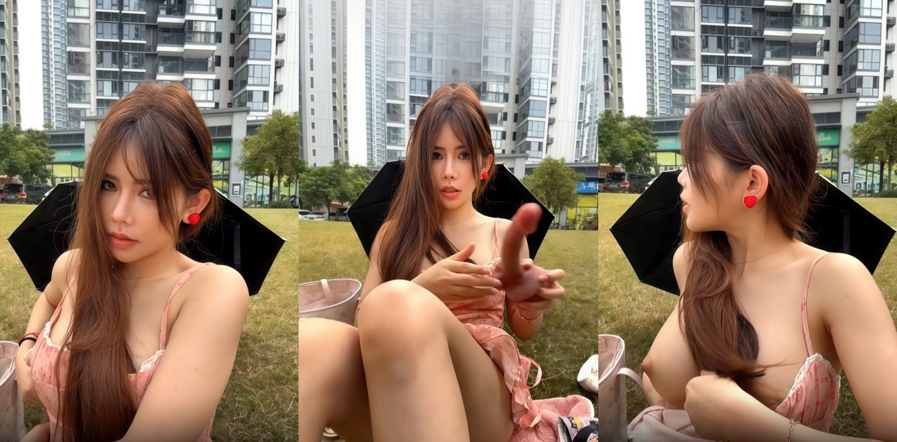 ST站高颜值御姐Selenaaaaa 户外露出直播自慰嫩穴 还说只是坐着透气