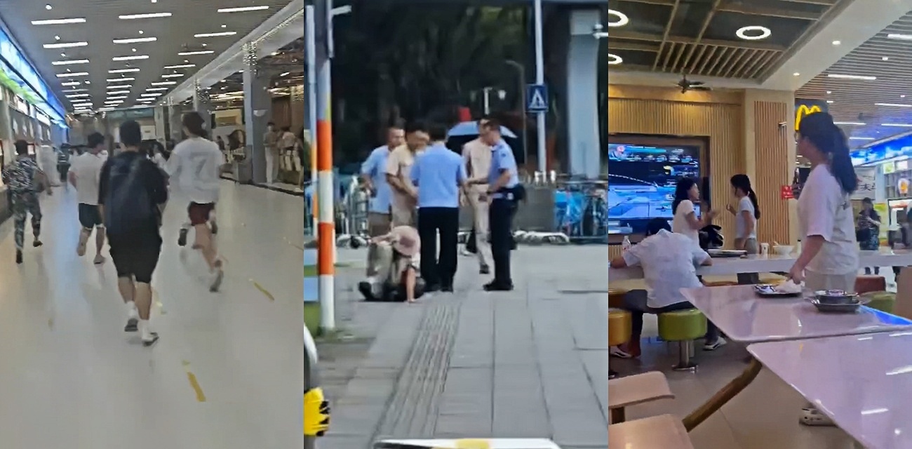 广州大学城GOGO新天地 火锅店门口持刀伤人 35岁男子当场被抓现场视频冲上热搜