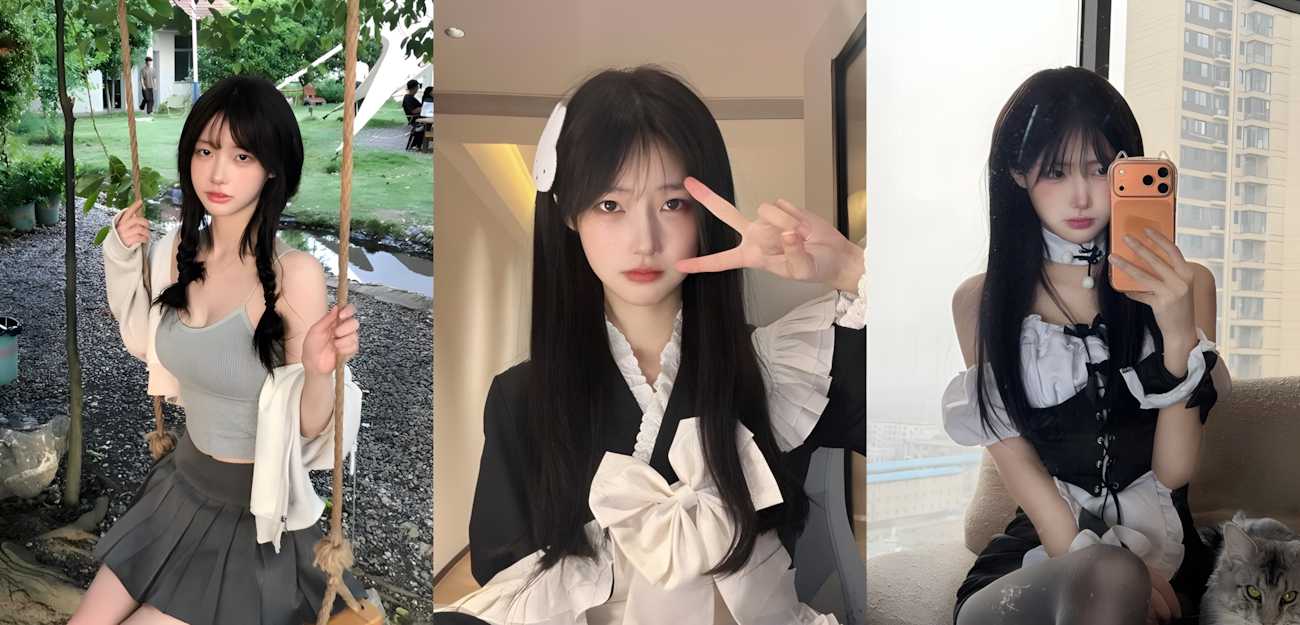 可爱女友穿着女仆装主动勾引主人 被操到哭喊求饶 真是又菜又爱玩