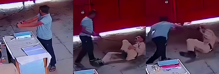 印度中央邦赖森监狱 罪犯持枪射伤狱警并撒辣椒粉企图越狱 狱警浴血制服