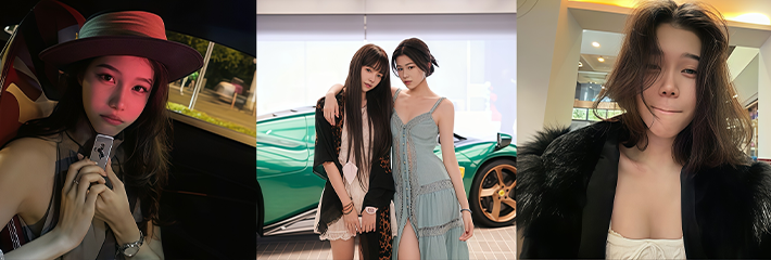 抖音网红 孟以钦 和服GTR黑道千金人设崩塌 约会私密影像疑似外流 全网疯扒千金身份是真是假！
